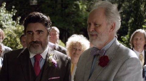 Alfred Molina (l.) and John Lithgow (r.) take their vows as George & Ben.
