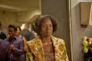 Viola Davis plays James Brown's mother, who seeks him out once he becomes famous. 